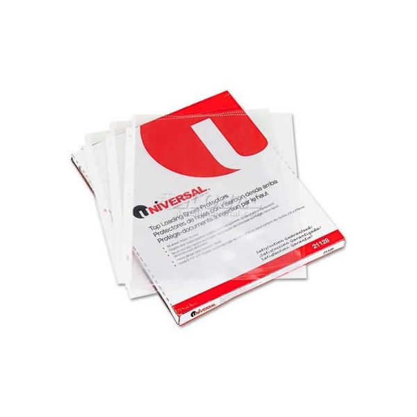 Universal Top-Load Poly Sheet Protectors, Heavy Gauge, Clear, 50/Box 31866 - main